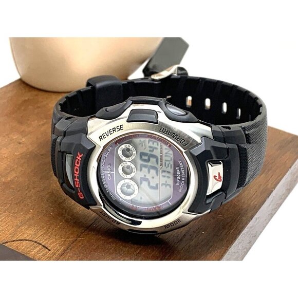 Casio Men's Watch GWM500A-1 G-Shock Solar Silver Black Resin 46mm Sport … - Picture 8 of 14